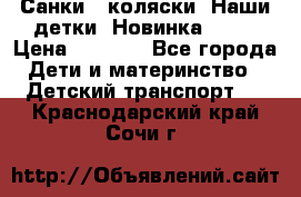 Санки - коляски “Наши детки“ Новинка 2017 › Цена ­ 4 090 - Все города Дети и материнство » Детский транспорт   . Краснодарский край,Сочи г.